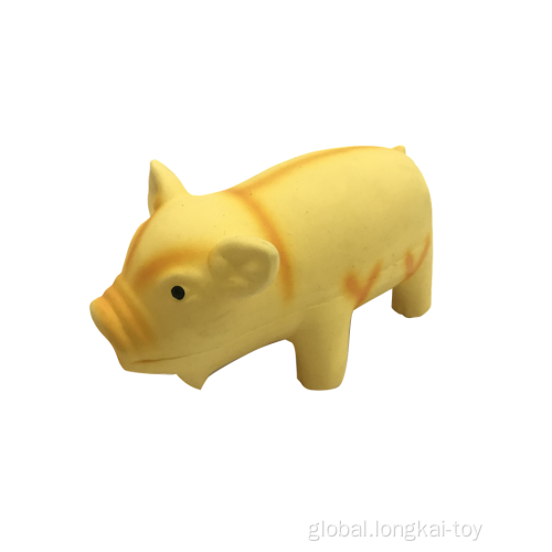 Cartoon Squeaker Golden Pet Pig Toy Factory